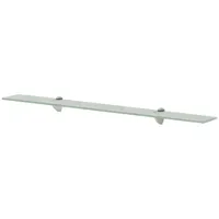 vidaXL Wand Regal Glasregal Glasboden Glasablage Badregal Mattiert 90x20 cm 8 mm