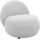 INOSIGN "Mithras II Cocktailsessel, organische Formensprache, Solitär Sessel", grau
