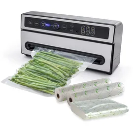 Solis Vakuumiergerät Marinierfunktion, Set inkl. 50 Beutel & 2 Rollen