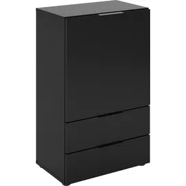 FMD Kommode Dark 49,7 x 81,3 x 31,7 cm Schwarz