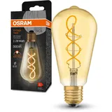 Osram LED Leuchtmittel Edison E27 4 W warmweiß amber Fil