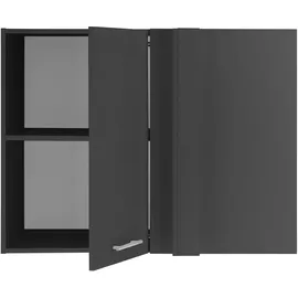 laundreezy Eck-Aufsatzschrank 100 x 76 x 68 cm Anthrazit