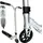 Fantic26 Ethic DTC Erawan V2 Stunt-Scooter, Park, H=85 cm, Silber