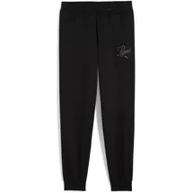 Puma ESS SCRIPT Jogginghose Schwarz 152