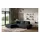 masseno Ecksofa Velours 2-Sitzer Schwarz