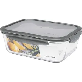 Lock & Lock Frischhaltedose rechteckig grau 25,1 x 18,9 x 8,8 cm 2 l