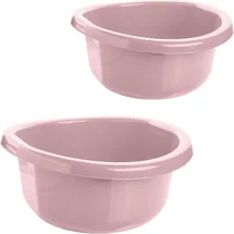 Centi Vielseitiges 2er-Set 8l Waschschüsseln rosa, stabil, für Küche - Haushalt - Rosa
