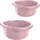 Centi Vielseitiges 2er-Set 8l Waschschüsseln rosa, stabil, für Küche - Haushalt - Rosa
