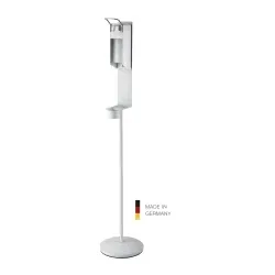 K&M Desinfektionsmittelständer mit Spender Farbe: reinweiß