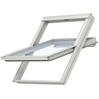 VELUX Solar Dachfenster GGU 008430 Schwingfenster Kunststoff ENERGIE Fenster, 78x118 cm (MK06)
