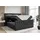 altdecor Boxspringbett mit Matratze 20 cm, 180x200 - Schwarz Holzwerkstoff, Höhe ca.