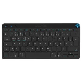 JLAB Go Wireless Keyboard, schwarz, USB/Bluetooth, DE (IEUDEKGOKEYBRBLK4)