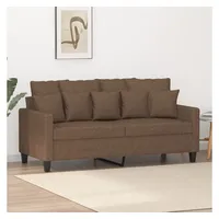 VidaXL 2-Sitzer-Sofa Braun 140 cm Stoff