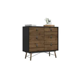 CaliCosy Kommode Ripley 102 x 95 x 40 cm Holzfarben