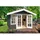 Lasita Maja Gartenhaus Robin 2,8 x 1,49 m Grau