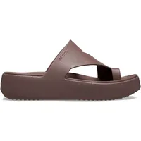 Crocs Getaway Platform Toe Loop Badesandalen Truffle 37-38