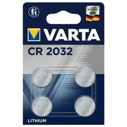 Varta Lithium Knopfzelle Batterie CR2032 4 Stück, 6032101404