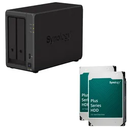 Synology DiskStation DS723+ 2 Einschübe NAS-Server Leergehäuse (DS723+) + 16 TB Synology Plus (2x 8TB)