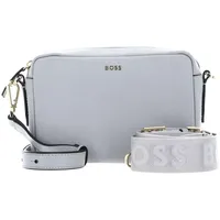 Boss Alyce Umhängetasche Leder 21 cm grau