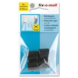 Rohrkappen rutschhemmend 12mm fix-o-moll