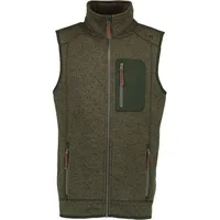 OS-TRACHTEN Strickfleeceweste, oliv, L