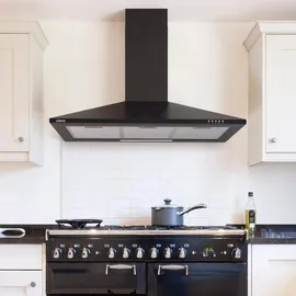 Ciarra Wandhaube 90 cm Schwarz