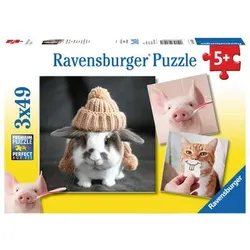 RAVENSBURGER 8028 Kinderpuzzle Witzige Tierportraits