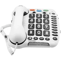 Geemarc Amplipower 40 Schwerhörigentelefon extra laut 40 dB Weiß Deutsche Version - Weiß
