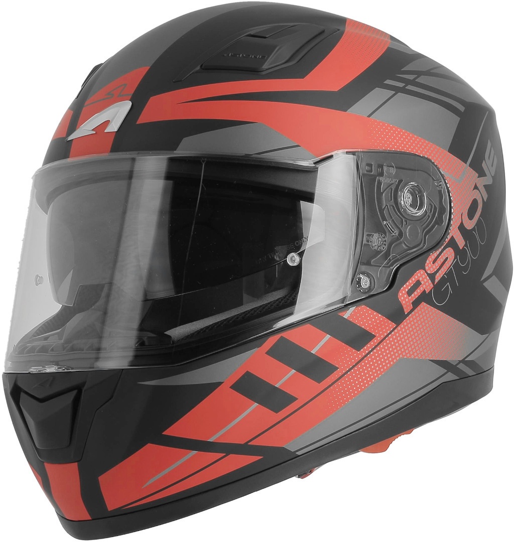 Astone GT900 Street Helm, rood, XS