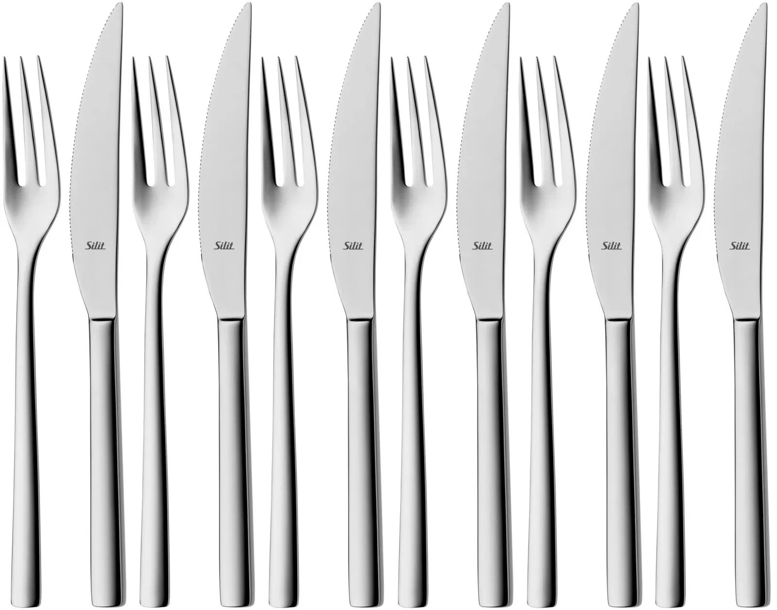 Silit Steakbesteck 12tlg. TREND - B/H/T ca. 20.50x4.00x24.20