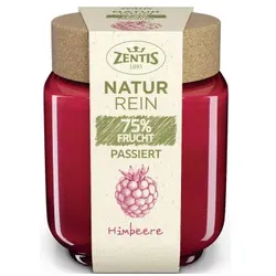 Zentis Naturrein 75% Fruchtaufstrich Himbeere passiert 200G