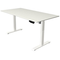 Kerkmann Move 1 elektrisch höhenverstellbarer Schreibtisch weiß rechteckig, T-Fuß-Gestell weiß 160,0 x 80,0 cm