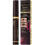 Max Factor Masterpiece Divine Lashes Mascara, Mascara für aufgefächertes und klumpenfreies Volumen, Black Brown