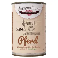 HerzensHund Pferd mit Bio-Gemüse 12 x 400 g