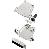 TRU Components TCDTZF25HDP44K 7708476 D-SUB Stiftleisten-Set 180 ° Polzahl:
