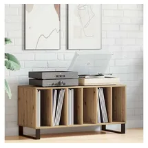 vidaXL Schallplattenschrank Artisan Eiche 100 x 38 x 48 cm Braun Holzwerkstoff
