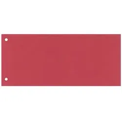Wekre Trennstreifen dunkelrot, 100 Blatt