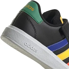 adidas Grand Court 2.0 Kids Core Black / Lucid Blue / Court Green 29