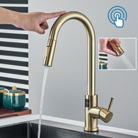 Küchenarmatur 360° Ausziehbare Touch Sensor Wasserhahn mit Brause Einhandmische