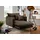 Home Affaire Loveseat HOME AFFAIRE "Lazio", braun (dunkelbraun), B:111cm H:101cm T:167cm, 100% Polyester, Sessel, moderner Sessel mit einer bequemen Polsterung, 2 Stk. Zierkissen