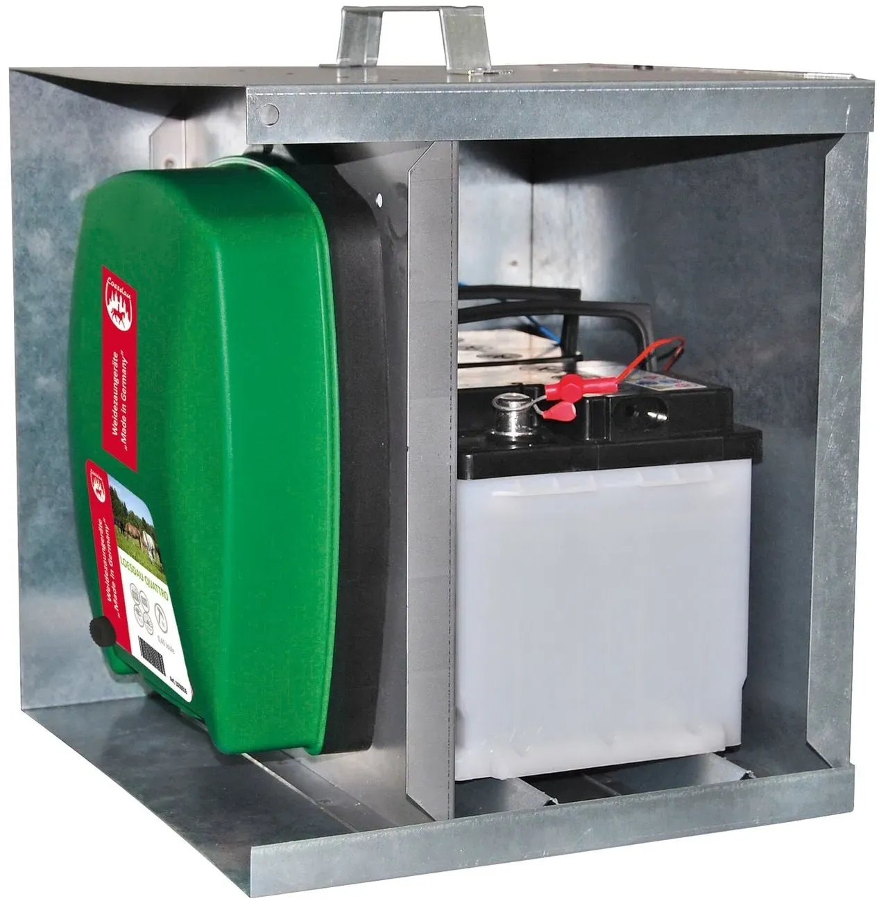 Loesdau Metallbox für Weidezaungeräte