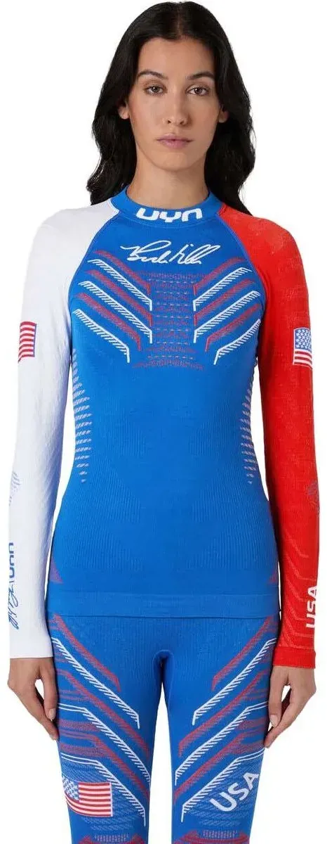 Uyn Natyon 3 0 USA Bode Miller Underwear Shirt Long Sleeve TURTLE Neck usa (T025) XXL