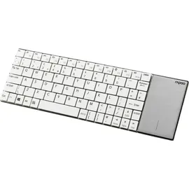 Rapoo E2710 Wireless Keyboard mit Touchpad DE weiß (16197)