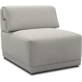 DOMO collection Sofaelement 800007 Polyester 78 x 77 x 100 cm Grau mit Kissen