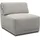 DOMO collection Sofaelement 800007 Polyester 78 x 77 x 100 cm Grau mit Kissen