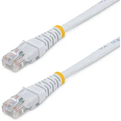 StarTech.com 15m Cat5e RJ45 UTP Patchkabel - Cat 5e Netzwerkkabel - Weiß - Patch