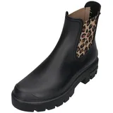 Verbenas Gummistiefel MAE MATE ANIMAL in schwarz | Gr.: 40