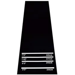 HOMCOM Dartmatte, schwarz, Gummi