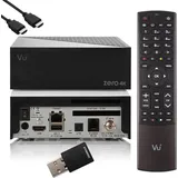 VU+ Vu Zero 4K 1x DVB-S2X Multistream Linux UHD Receiver, - 300 Mbits Wifi Stick