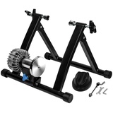 Jiubiaz Rollentrainer Ergometer & Heimtrainer Klappbar Schnellspanner Rennrad Radtrainer Fahrradtrainer Schwarz - Schwarz